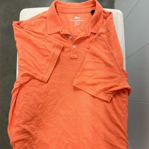 TOMMY BAHAMA POLO PEACH/SALMON XL LIKE NEW